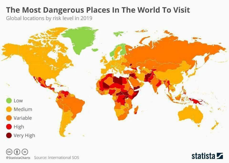 Рейтинг самый опасный стран в мире. Самая безопасная Страна в мире. Карта самых опасных стран.