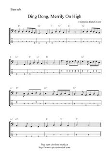 Bass tabs