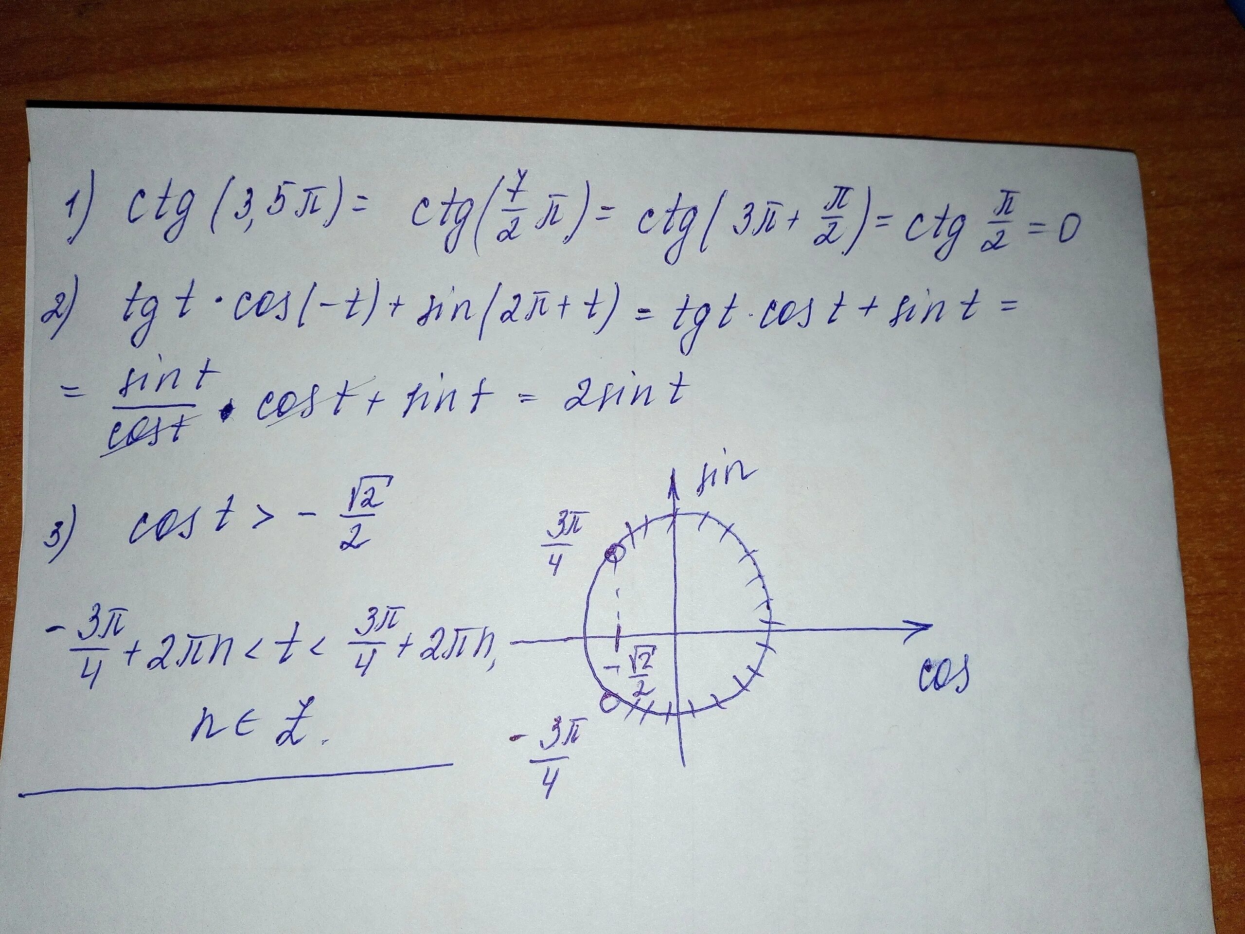 CTG 5п/3. TG П/3. 5п/2. Cos п/2.