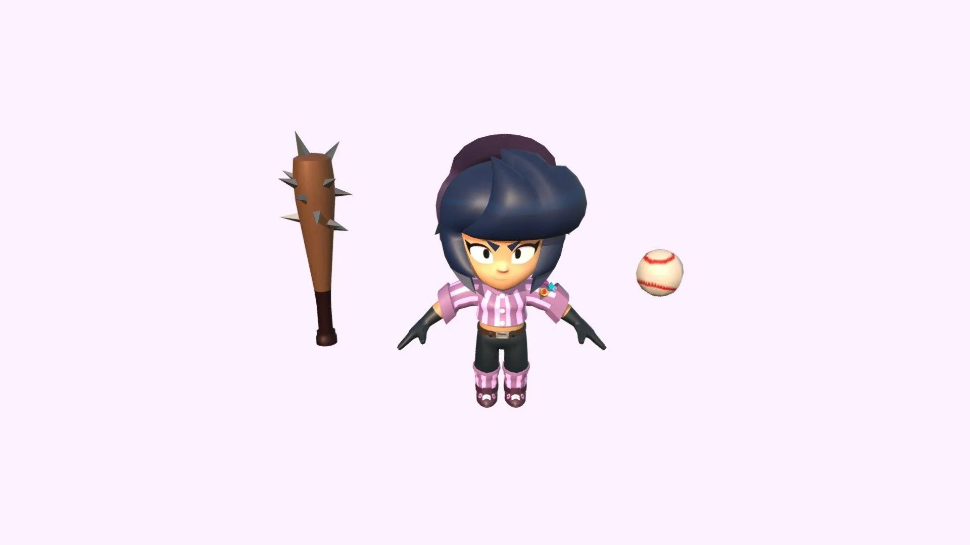 Brawl models. 3d модель brawl stars. brawl stars персонажи 3d модель. chester brawl stars 3d модель. моделирование персонажа brawl stars.