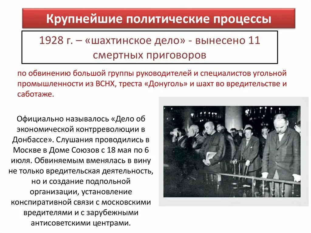 Назовите причины политических репрессий. Шахтинское дело 1928 года. Шахтинское дело 1928 репрессия. Репрессии Шахтинское дело. Шахматиское дело в СССР.