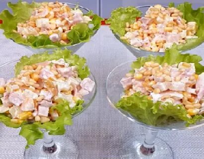 Рецепт салата буржуй с ананасом и семечками