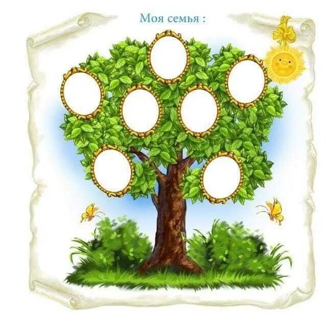 Древо семьи 1 класс окружающий