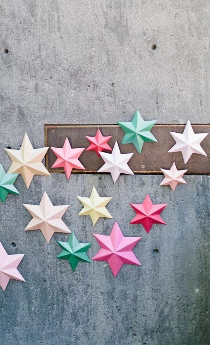 Бумажные звезды. Фотозона бумажные звезды. .Варианты декора 3d бумажными звездами. Красивые звезды из бумаги для украшения зала.