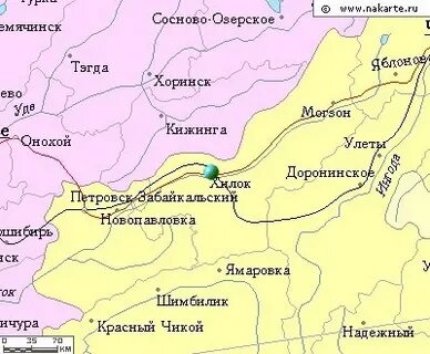 Чита хилок расстояние