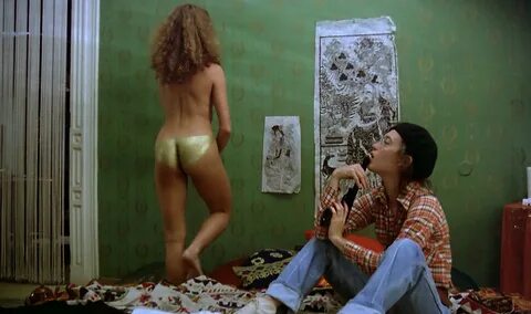 Victoria Abril and Perla Vonasek in La muchacha de las bragas de oro (1980)...