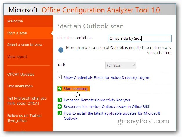 Configuration office2021enterprise. Microsoft scan. OFFCAT. Full scan MS/MS.