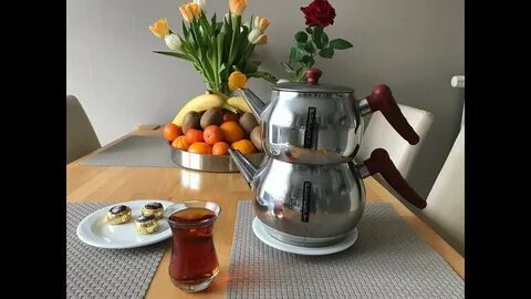 Как заваривать турецкий чай в двойном чайнике