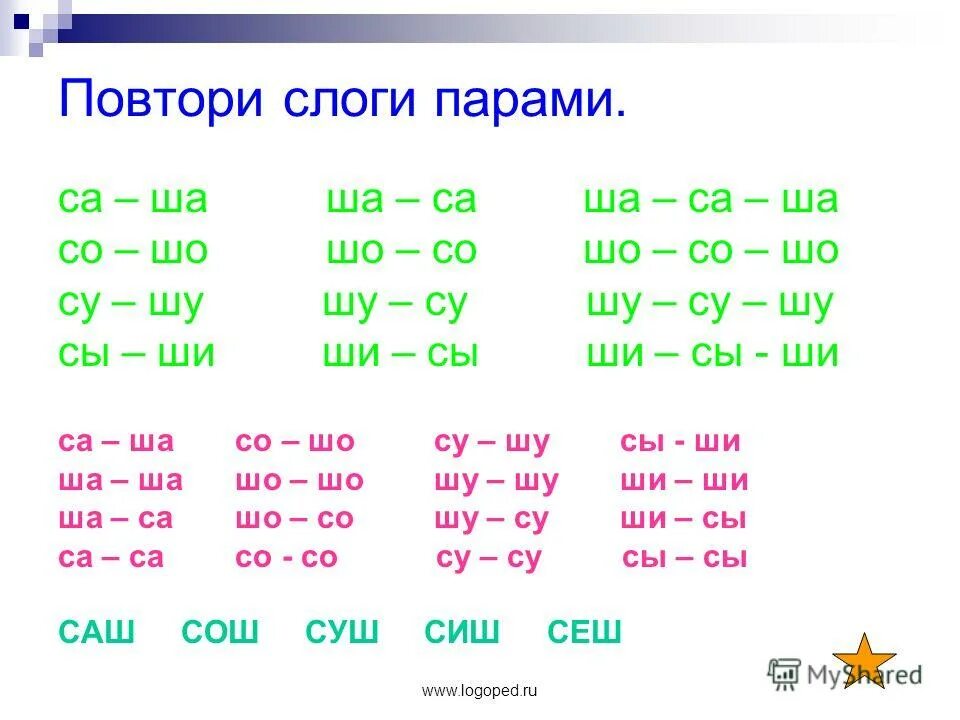 Слоги в слове ключ. Чтение слогов с буквой ш. Слоговые Цепочки. Слоговые ряды со звуком ш. Чтен е слогов с бккаой ш.