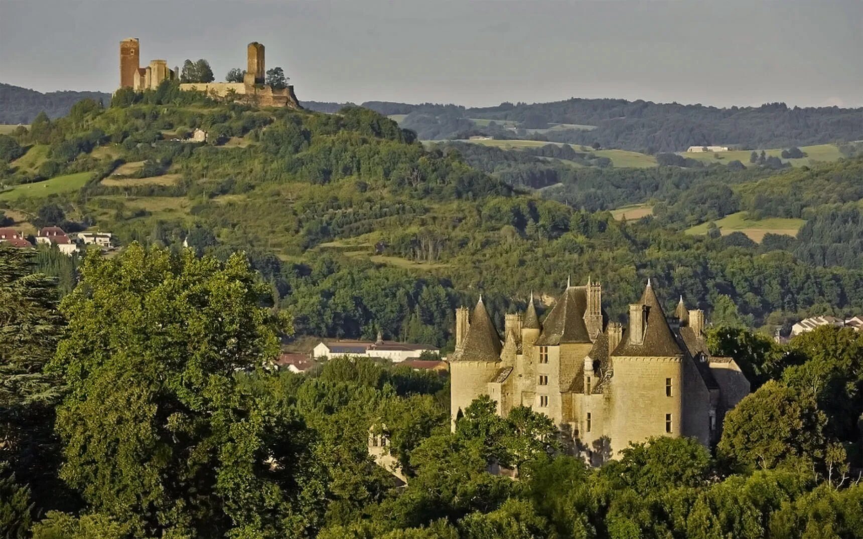 Шато сен. Дордонь Франция замки. Франция замок Монфор Дордонь. Шато де Монфор замок. Замок Пюимартен, Франция.