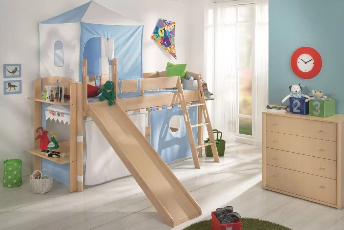 проекты детских комнат. интерьер детской для девочки. детский уголок в спальне. детский уголок в комнате. кровать чердак детская.