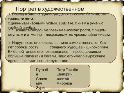 Он был лет сорока капитанская дочка
