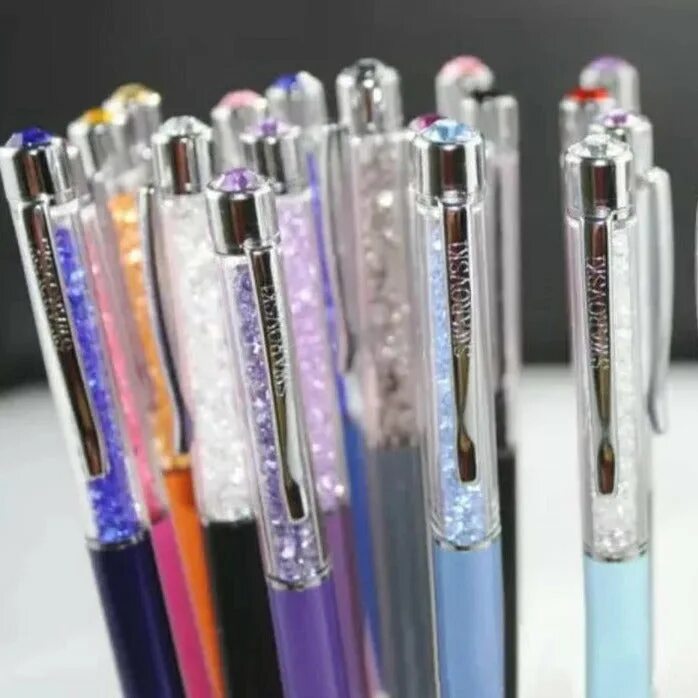 Swarovski Pen. Красивые ручки. Ручка шариковая красивая. Ручка шариковая с камушком. Ручка с прозрачным корпусом