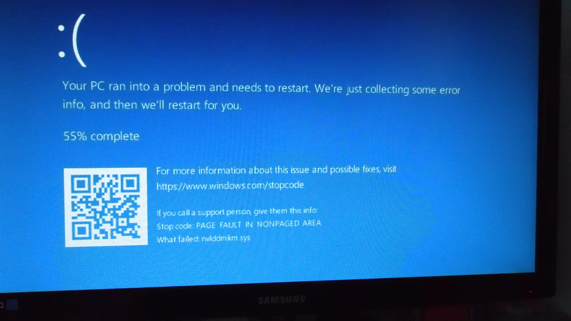 Page fault in nonpaged area ntfs. Синий экран windows 10. page fault in nonpaged area windows 10. bsod windows 10.