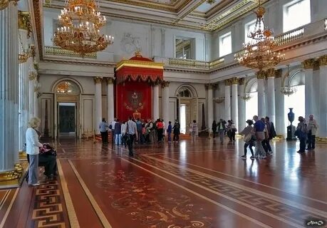 Большой тронный зал в эрмитаже
