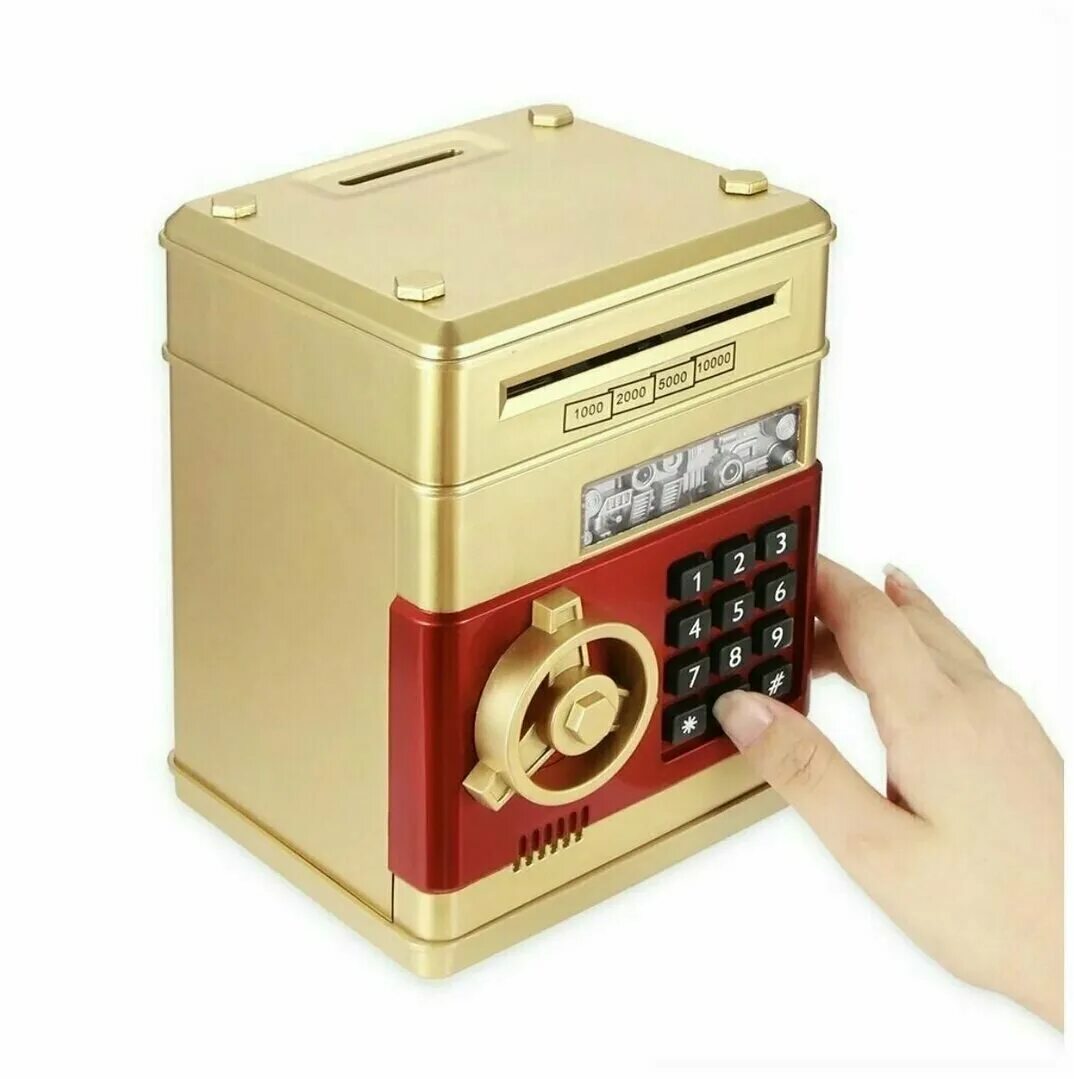 сейф арт. копилка-сейф с кодовым замком и купюроприемником number bank. сейф детский с электронным. копилка сейф с купюроприемником голубой wf-3001-2. сейф копилка piggy bank.