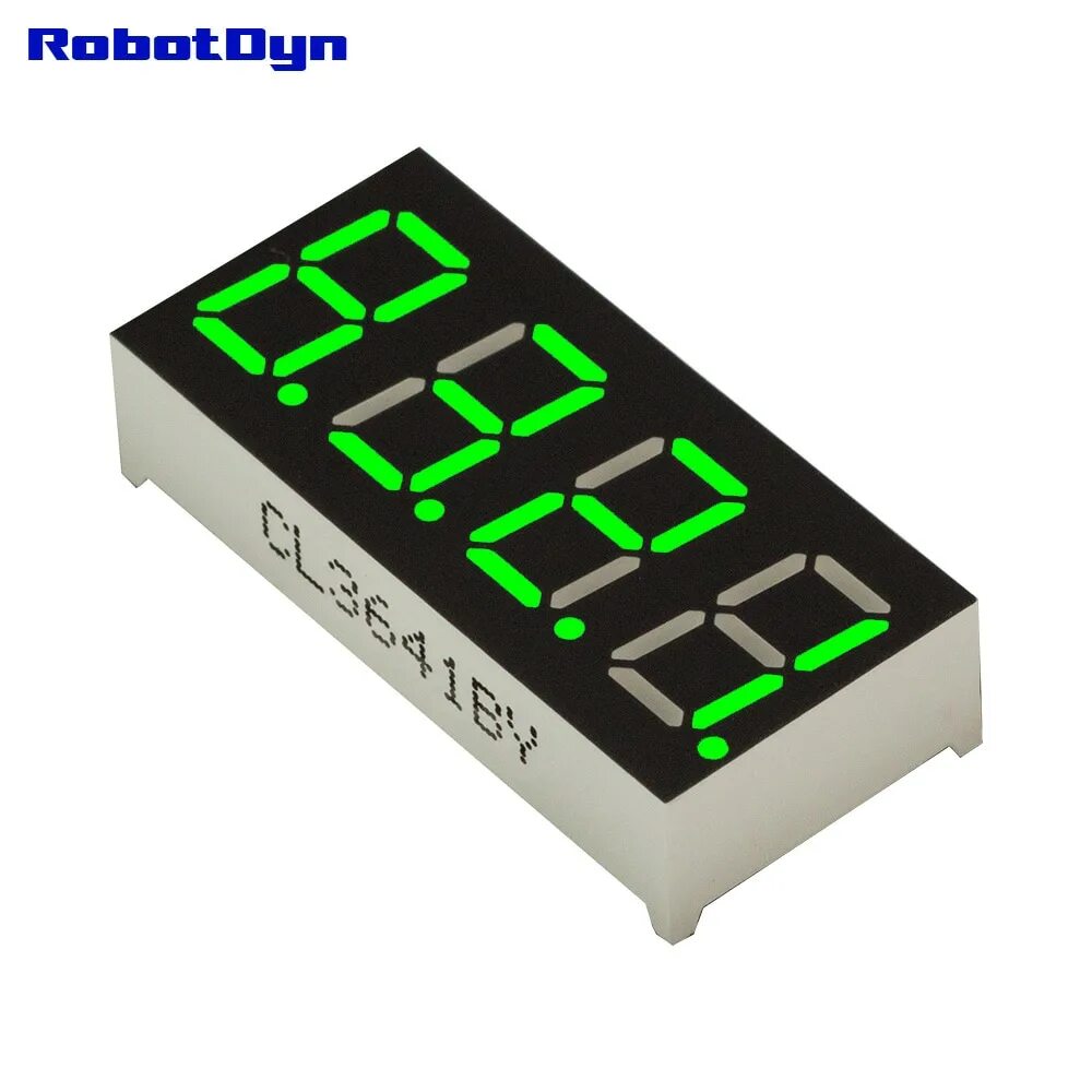Led индикатор. 4-значный, 7-сегментный дисплей. comp-led-4d-7s-0.36x5. 4-значный 7-сегментный светодиодный дисплей. индикаторы 7-сегментные светодиодные 4-разрядные цифровые.