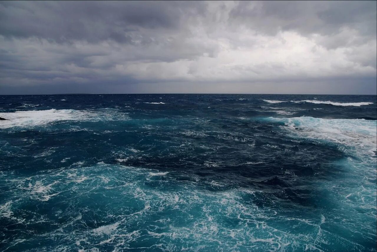 Море в открытом океане. Океан. Тихий океан. Мировой океан. Открытый океан.