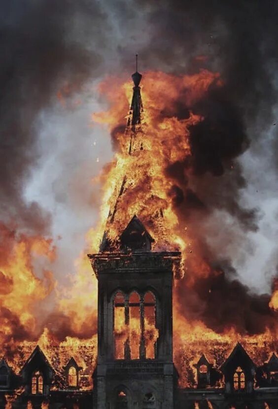Burning tower. Горящий храм. Горящие здания. National geographic. Burning tower.