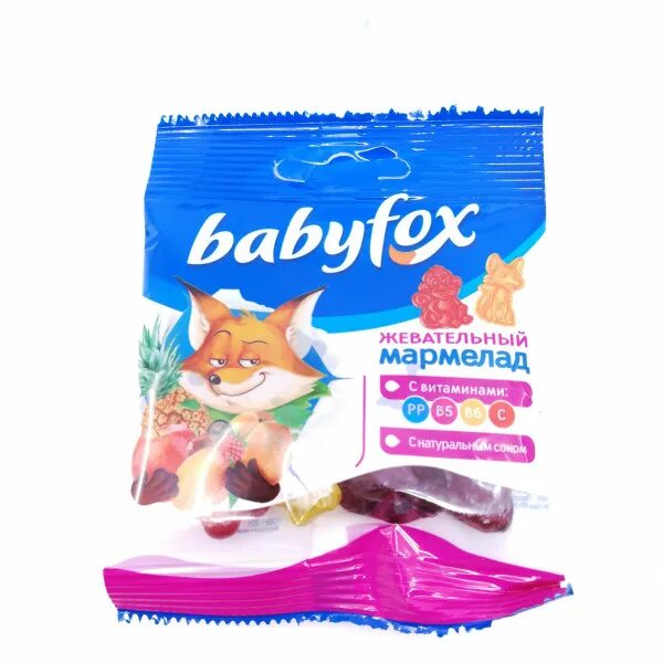 Kdv babyfox. Жевательный мармелад Babyfox 30гр. Жевательный мармелад Babyfox ассорти 30г. Мармелад Babyfox 70 гр. Мармелад Baby Fox 30 гр.