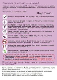 Время отказа от курения