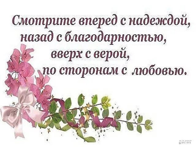 Надеюсь вперед. Вперед с надеждой назад с благодарностью вверх. Вперед с надеждою назад с благодарностью.