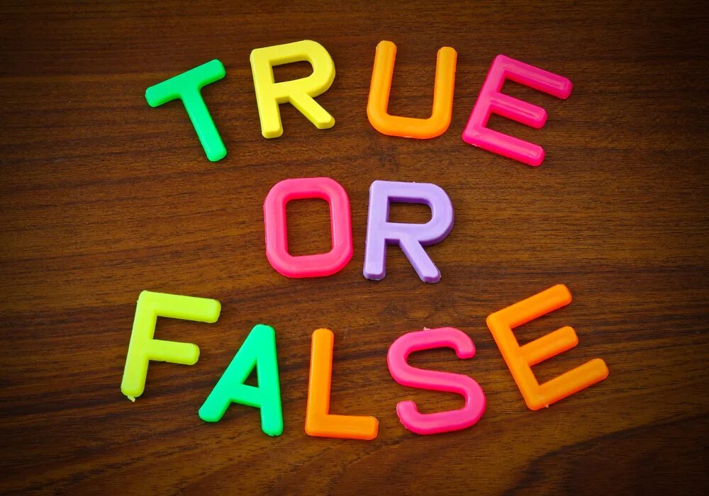 1 choose true or false