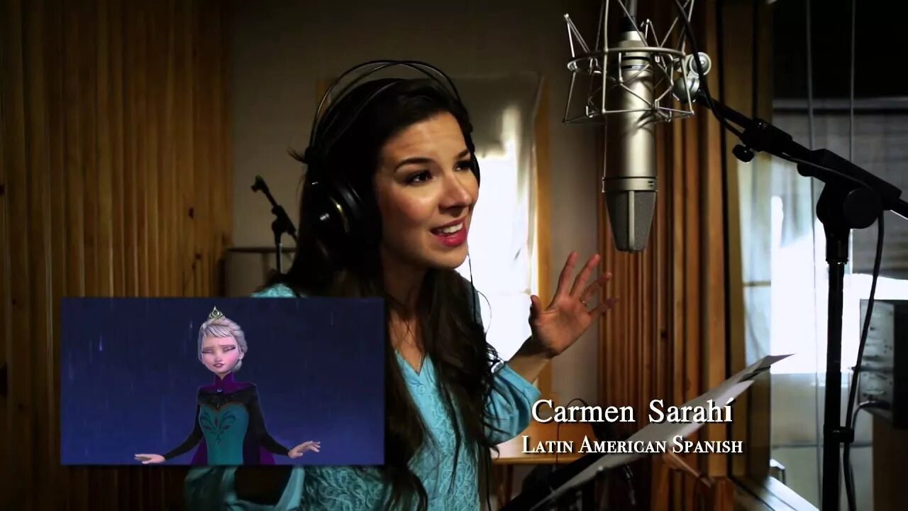 Холодные дома песня. Carmen Sarahi. Певица Carmen Sarahi. Let it go 25 языков.