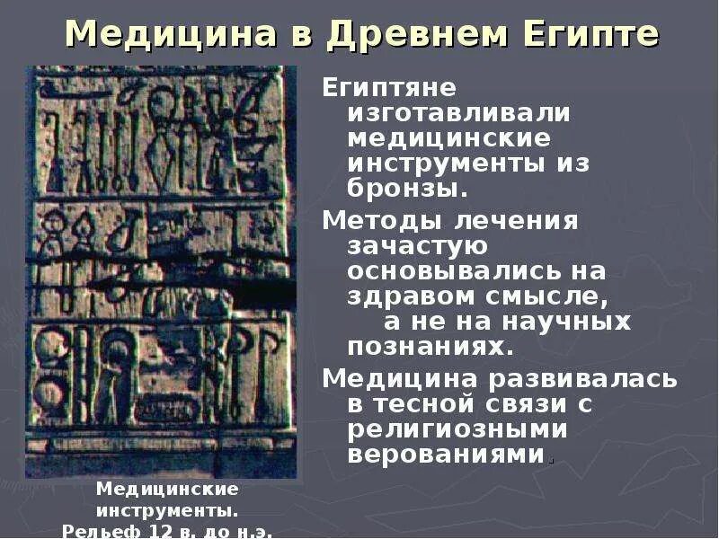 Уровень развития египта