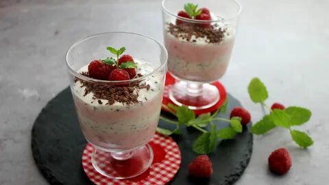 Мусс из манки и компота