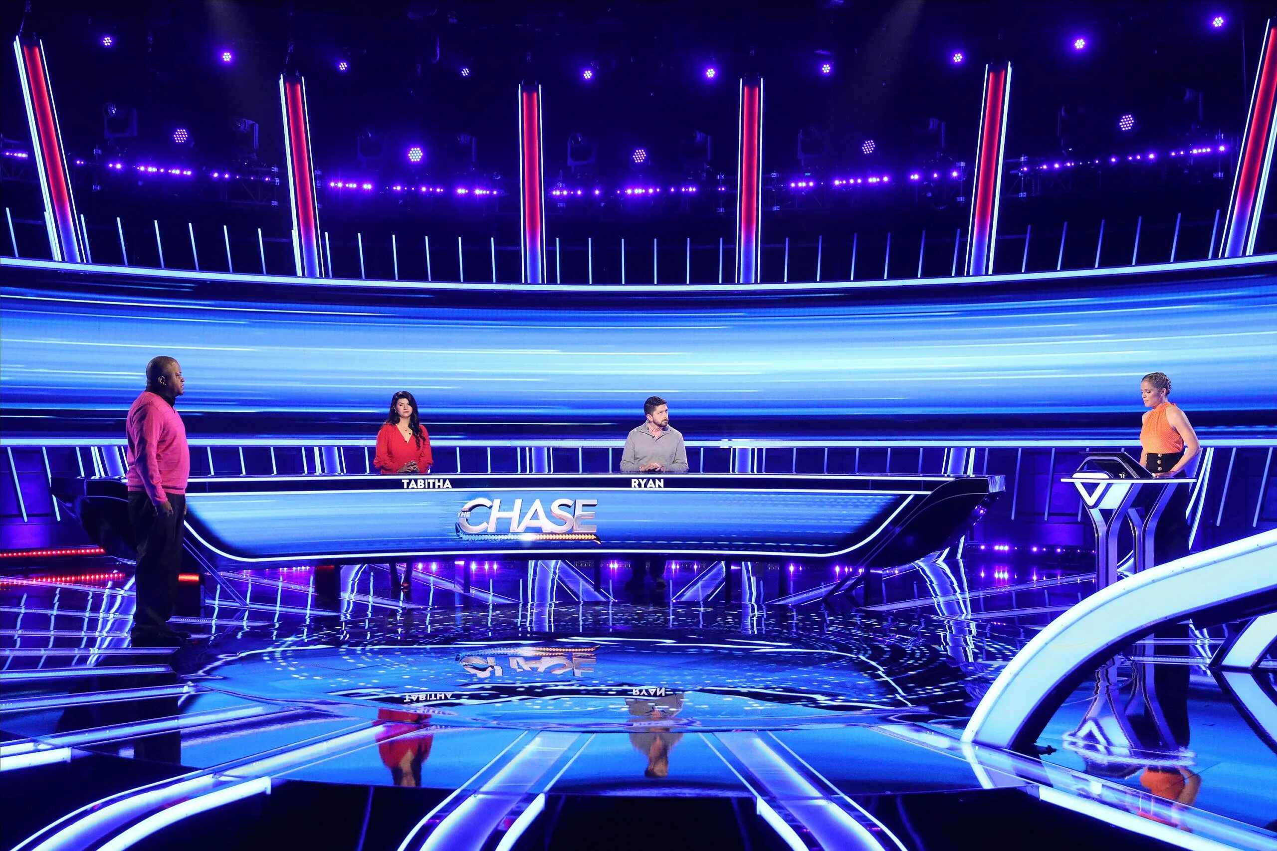 Chase 5. The chase. the chase tv show studio.