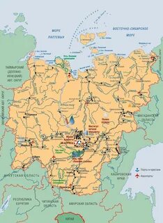 Подробная карта якутск