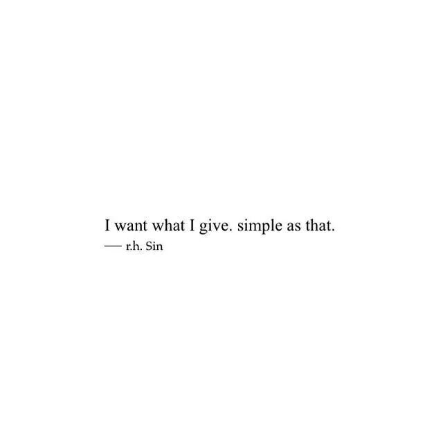My simple give. My simple give