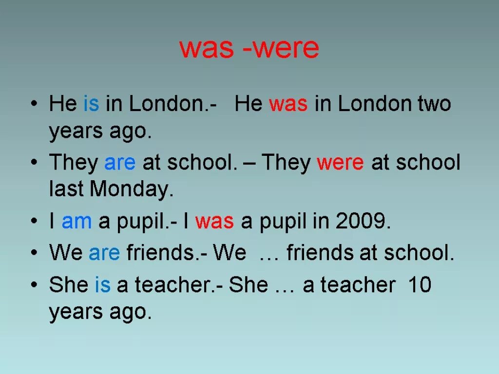 He to be a pupil. Was were правило. Английский язык was were правило. Is are правила. Глагол to be в past simple.