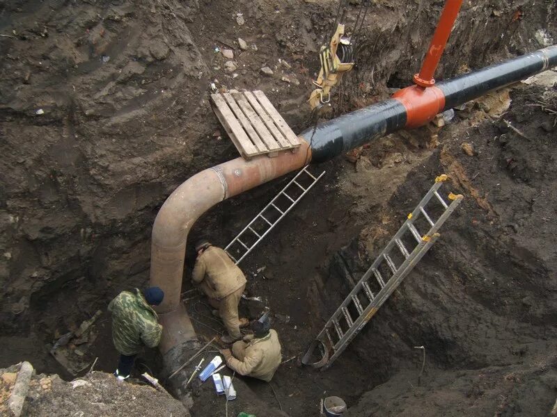 Подземный газопровод. Подземная прокладка трубопроводов. Прокладка газовой трубы. Газовая труба подземная.