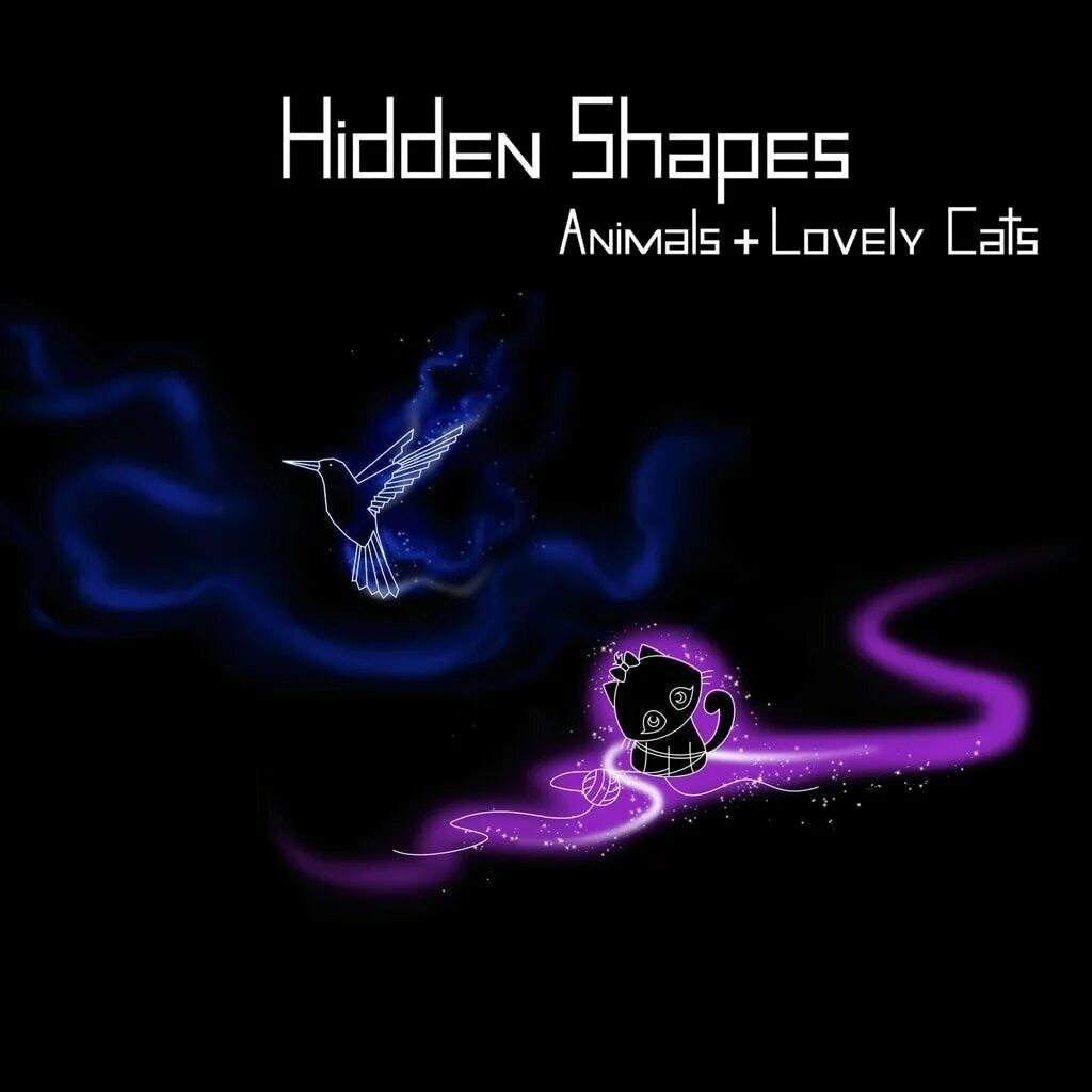 Hidden shapes. Shapes animals.