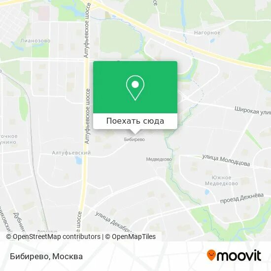 Проезд до бибирево. Бибирево на карте москвы.