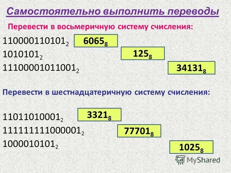 Перевод двоичных восьмеричных и шестнадцатеричных чисел. Шестнадцатиричная система счисления. Перевести из восьмеричной в шестнадцатеричную. Числа в восьмеричной системе. Перевести из двоичной системы в восьмеричную.