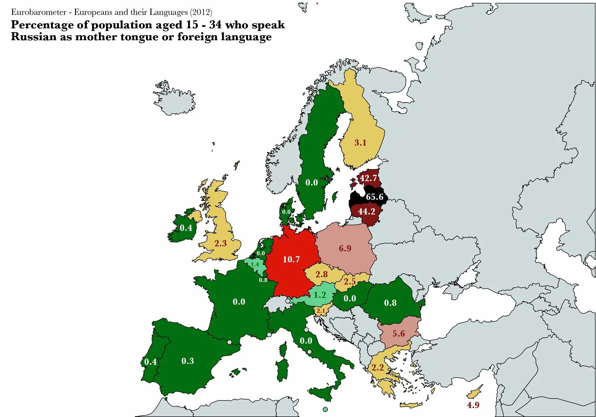 Процент русскоговорящих в Европе. Русскоговорящие страны Европы. Процент русских в Европе. Возраст населения Европы.