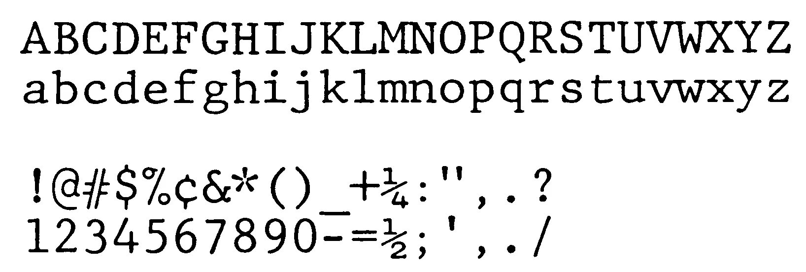 Ocr b type 1. Ocr b type 1