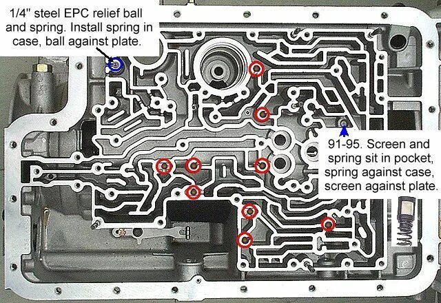 А343f Valve body atsg pdf check Ball locations. Чек Болл АКПП pdf. 6l80 check Ball location. E4od передача 991-. Check balls