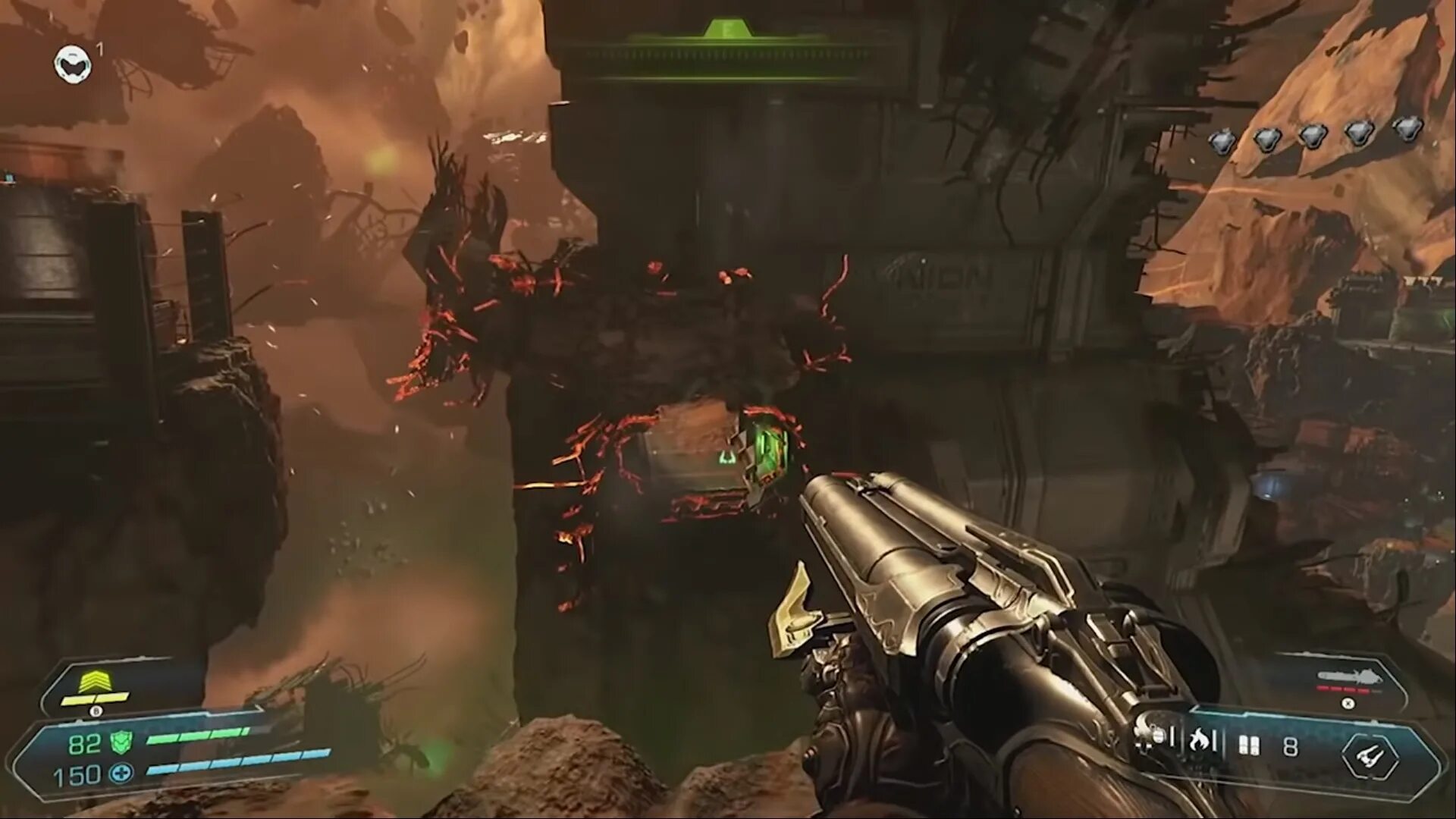 Doom gameplay. Дуум ентëргал геимплей.