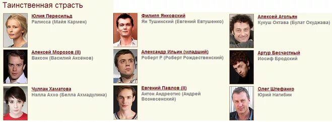 Страсти по андрею актеры и роли фото Андрей Рогожин Фильмы и сериалы