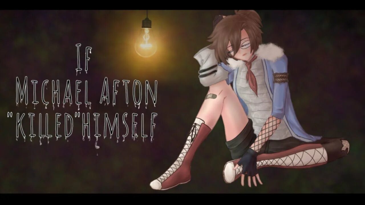 Hurt himself. If Michael Afton Killed himself Gacha Club. Past Michael Afton FNAF. If Michael.