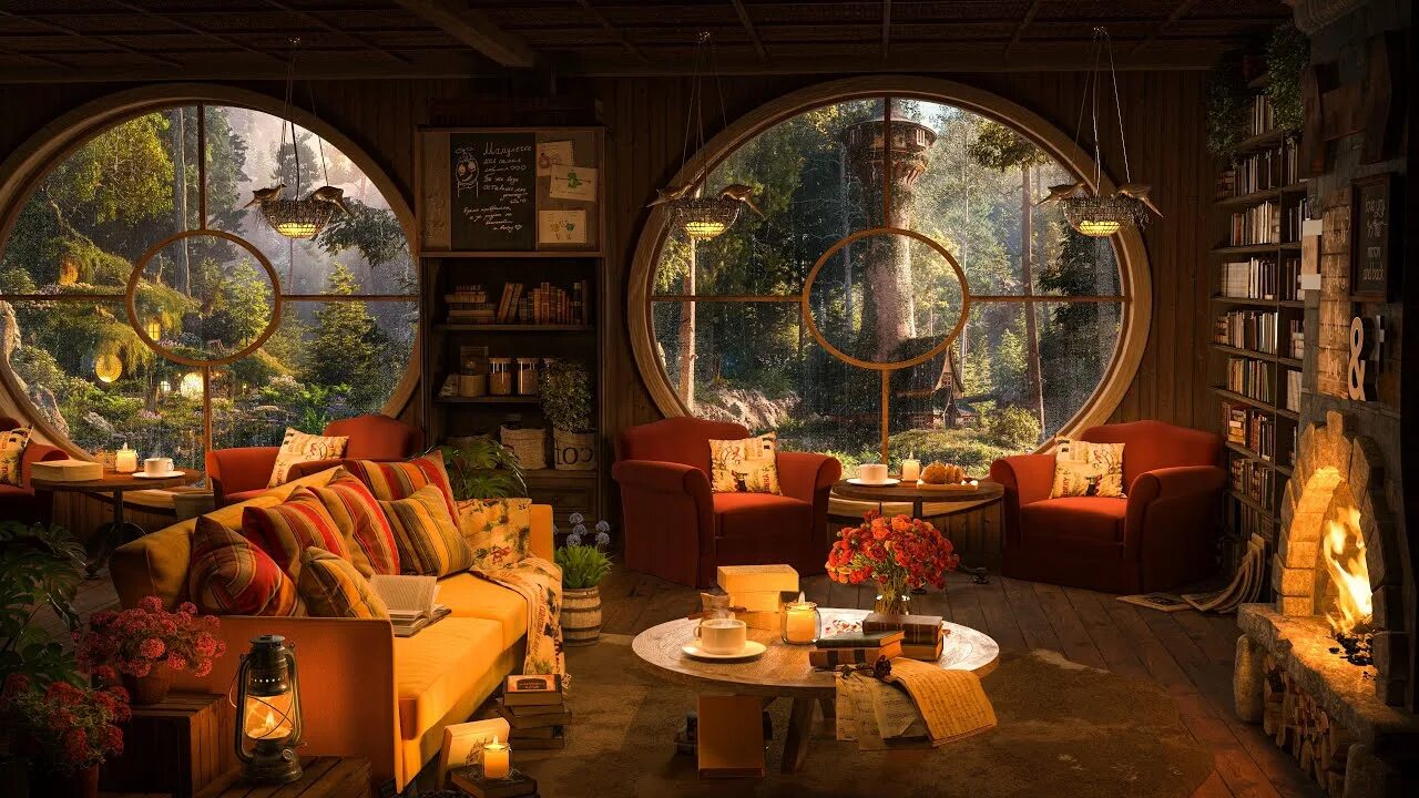Cozy ambience. Атмосферная кофейня. Cozy music. Coffeeshop ambience. Cozy cafe.