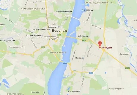 Ул крынина воронеж на карте