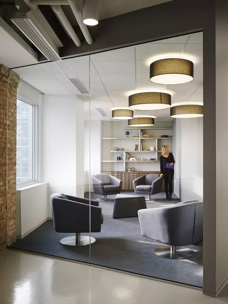 Офисный интерьер в современном стиле Soesthetic Group takes paper architecture off the page Door design interior, Cor