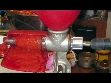 Сок с помощью мясорубки