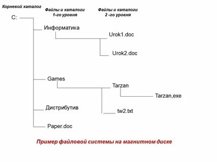 Дано дерево каталогов определите полное имя doc1