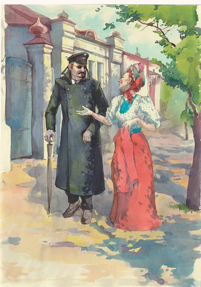 Человек в произведениях а п чехова. Варенька чехов. а п чехов человек в футляре. беликов (а.п.чехов «человек в футляре. чехов человек в футляре иллюстрации.